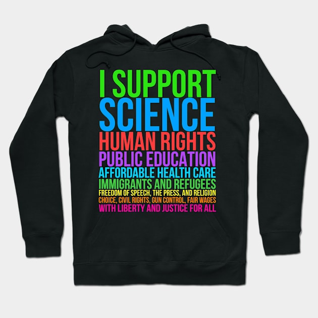 Progressive, Liberal, and Democratic Causes Hoodie by Eyes4